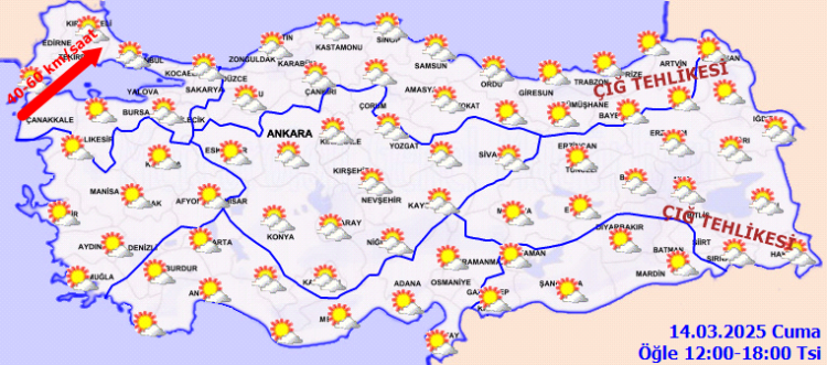 Ülke genelinde yağışsız bir gün... Haftanın son iş gününde hava nasıl olacak?