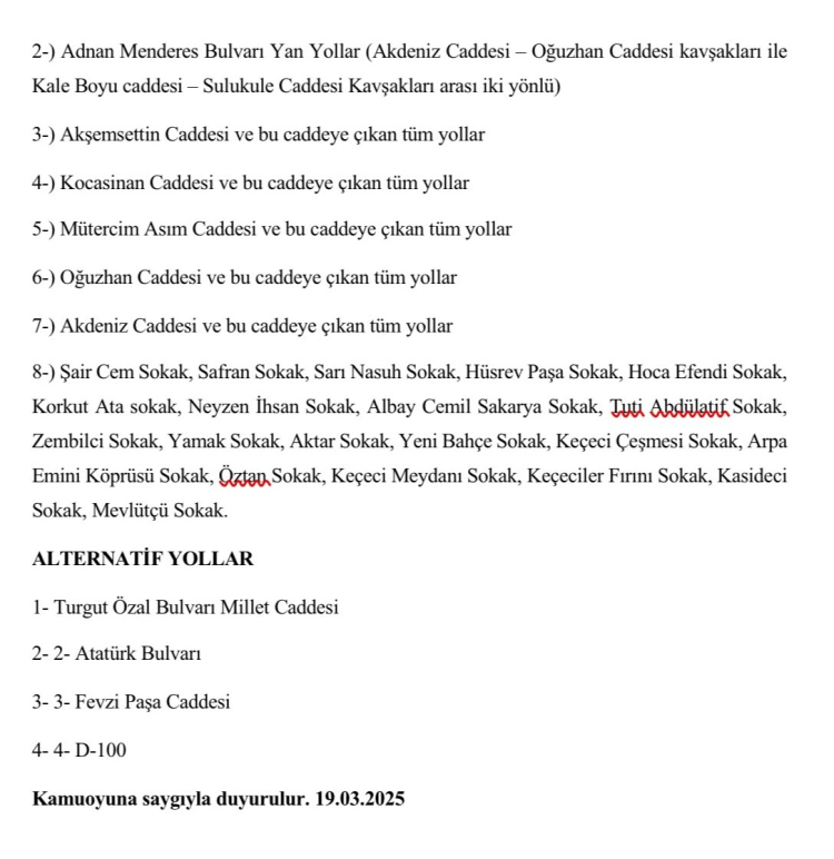 Valilik duyurdu! İstanbul'da metro hattı ve yollar kapatıldı.. Gösterilere 4 gün yasak!