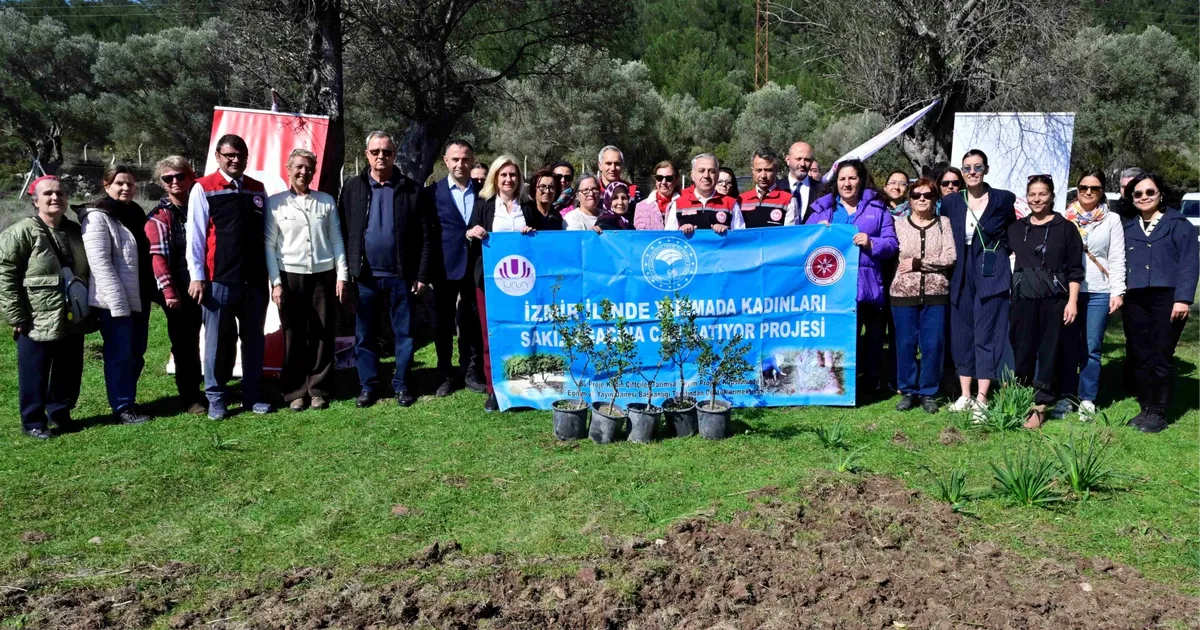 Yarımada kadınları sakız ağacına can katıyor