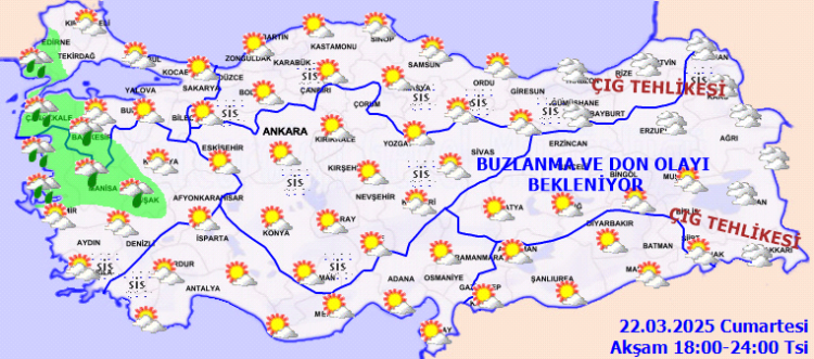 Yurtta bugün hava nasıl olacak?