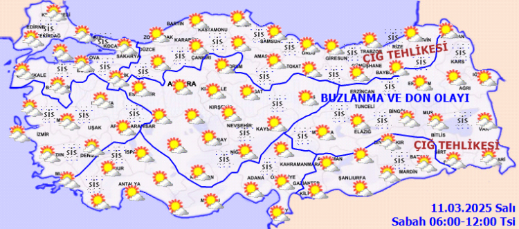 Yurtta bugün hava nasıl olacak? Meteoroloji'den 11 Mart raporu