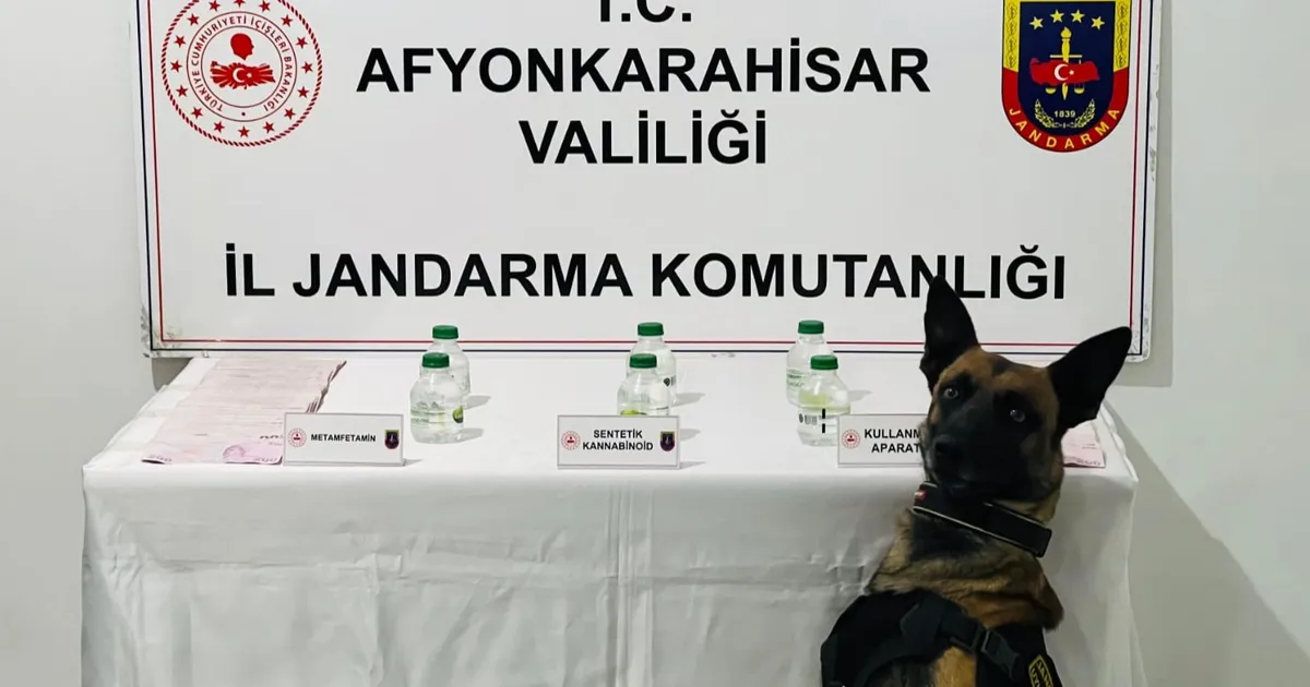 Afyon’da uyuşturucu operasyonu!