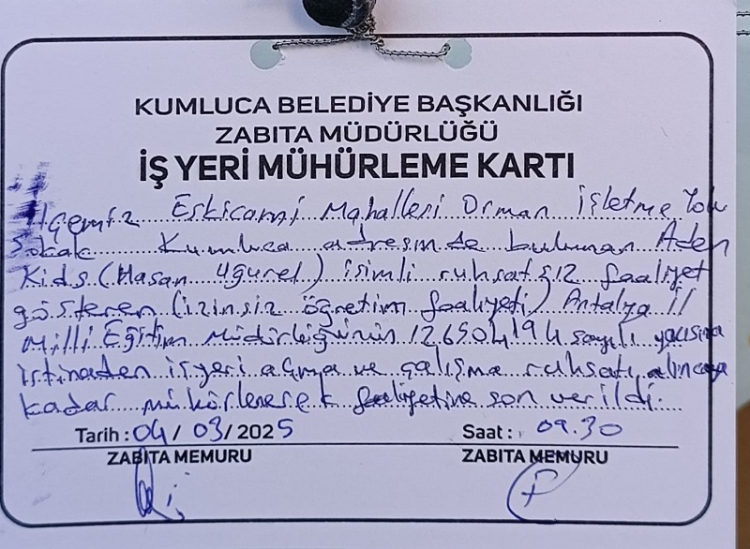 Antalya’da oyun evi tartışmalı şekilde mühürlendi (Özel Haber)