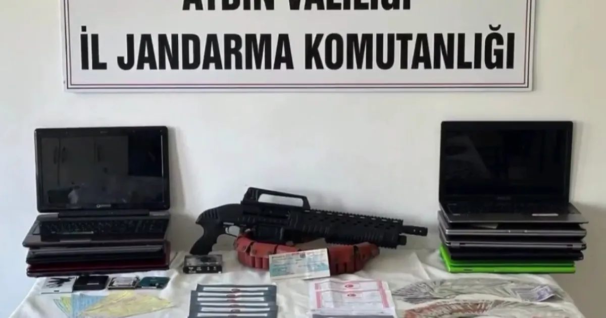 Aydın merkezli 8 ilde dolandırıcılık çetesi çökertildi