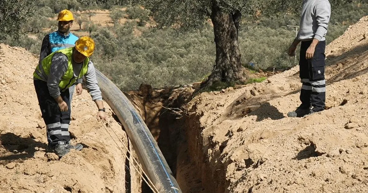 BASKİ’den Gömeç’e yeni içme suyu hattı
