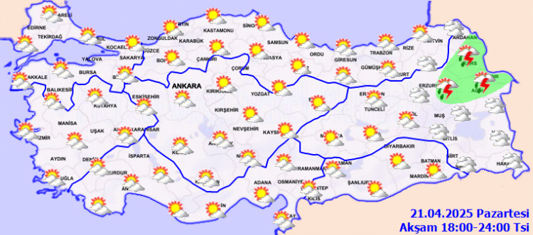 Bugün yurtta hava nasıl olacak?