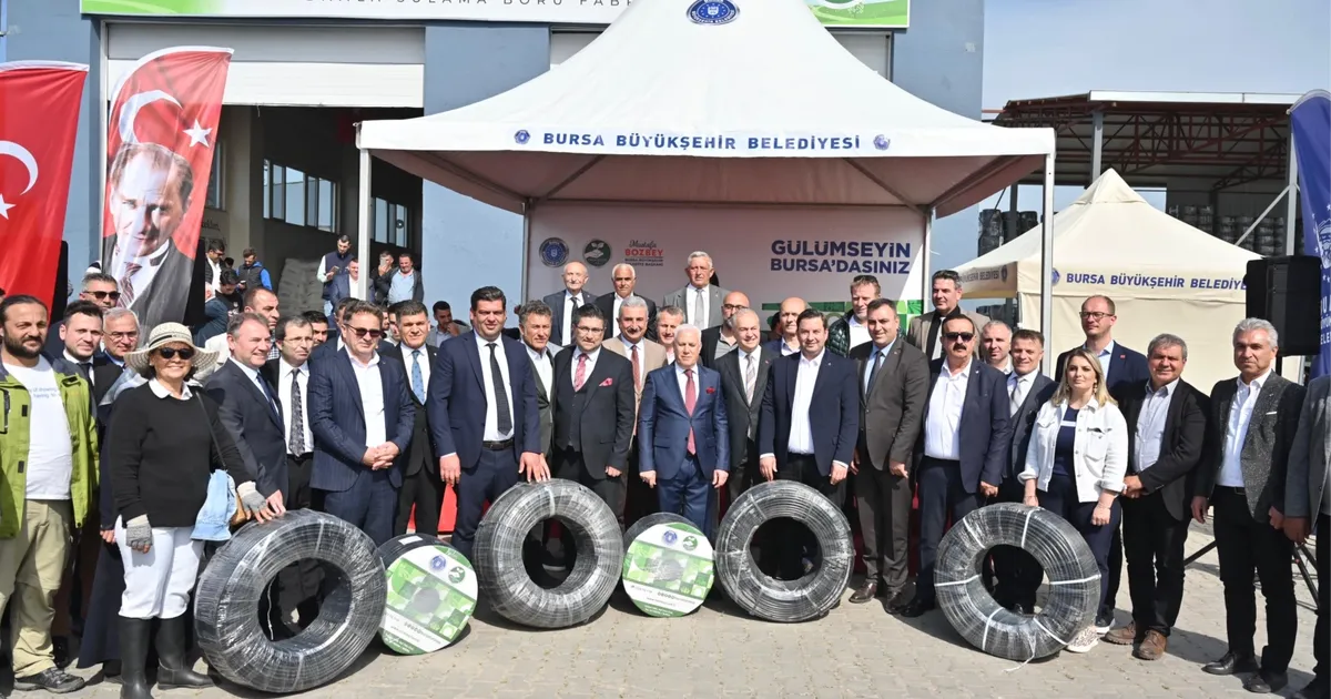 Bursa Büyükşehir’den çiftçiye büyük destek