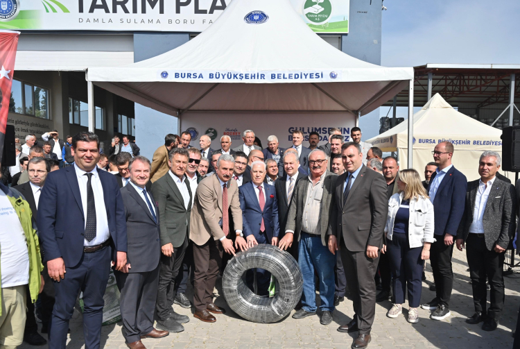 Bursa Büyükşehir’den çiftçiye büyük destek