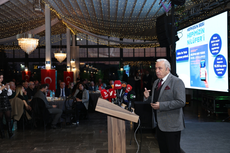 Bursa Nilüfer'in bir yılı özetlendi... Nilüfer'de hedef katılımcı yönetim