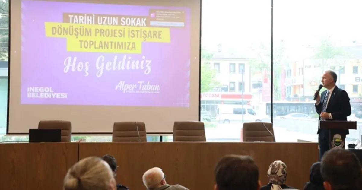 Bursa’da İnegöl’ün çarşı meydanı istişare ile dönüşüyor