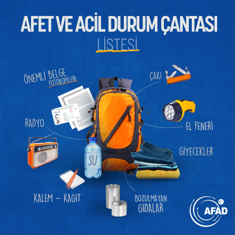 Deprem çantası hayat kurtarır! Bu çantada neler olmalı?
