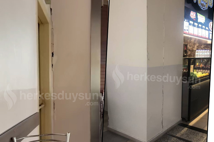 Deprem sonrası Bursa’da o AVM'de endişe! AVM'deki çatlaklar korkuttu, uzmanlar uyardı!
