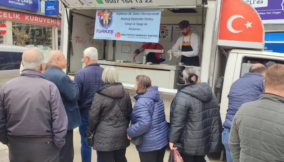 Edirne'nin Keşan ilçesinde MHP