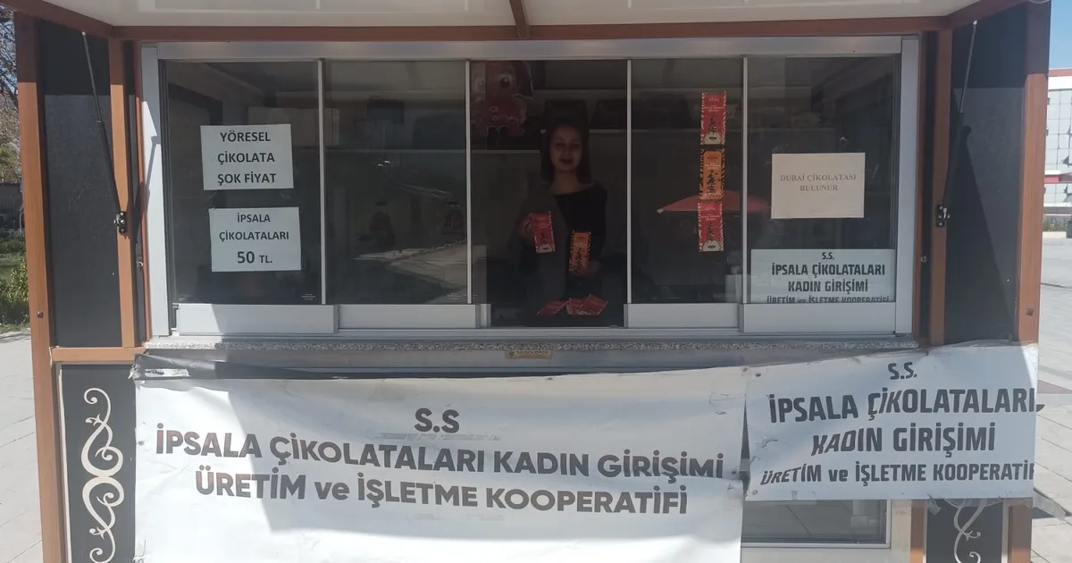 El yapımı çikolatalar Keşan’da satışta