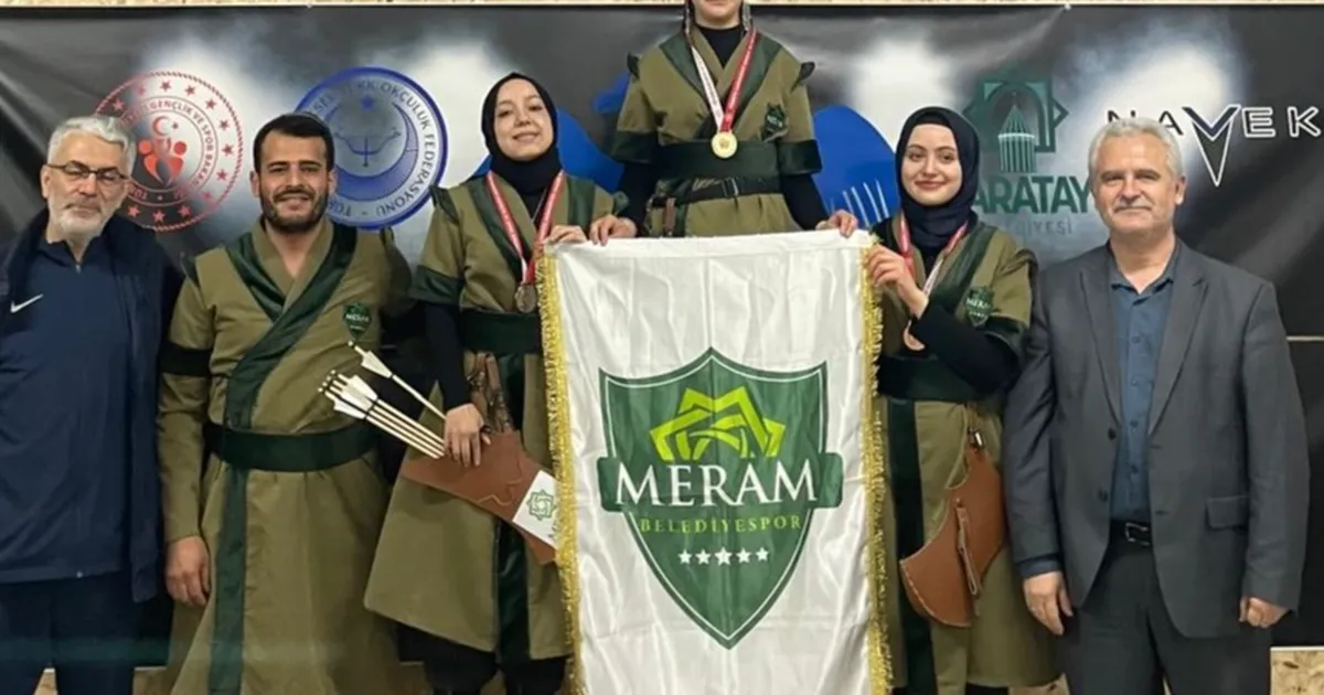 Geleneksel okçulukta zirve; Meram Belediyespor’un