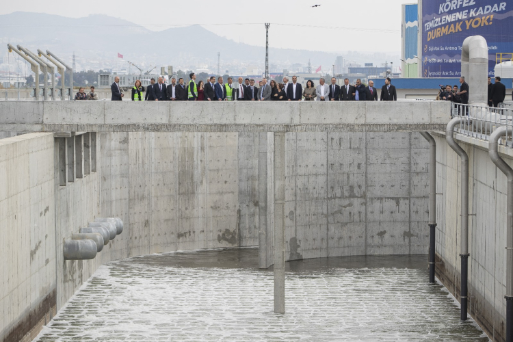 İzmir Körfezine yeni nefes! Çiğli Atıksu Arıtma Tesisi’nin 4. fazı açıldı!