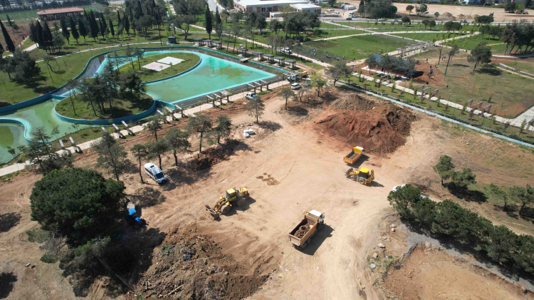 Kocaeli'de Gebze Millet Bahçesi son sürat ilerliyor