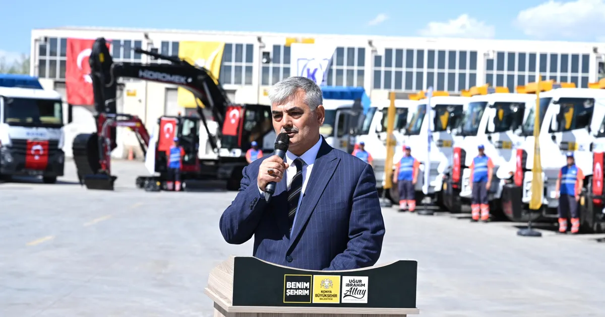 Konya KOSKİ’ye 100 milyon TL’lik 24 yeni araç