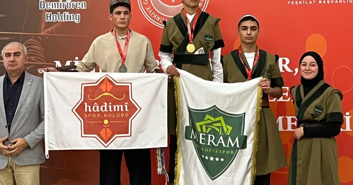 Konya Meramlı okçular şampiyonada parladı