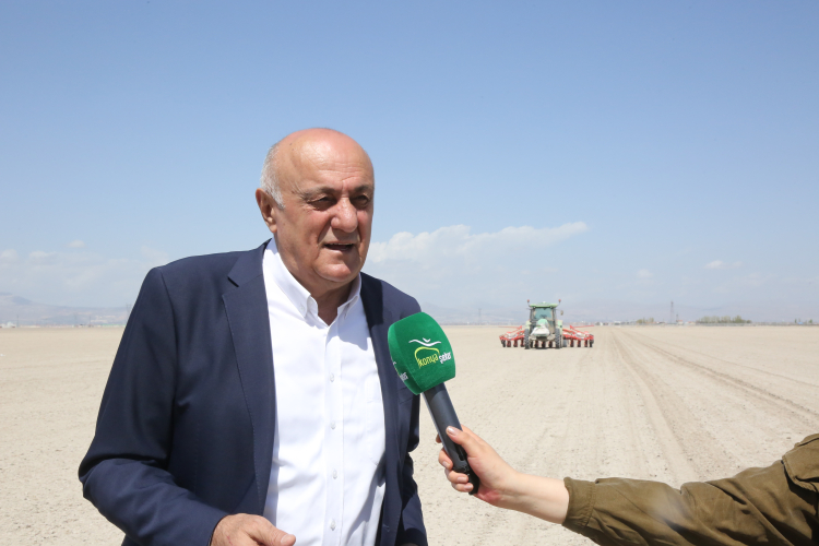 Konya’da şeker pancarı ekimi başladı