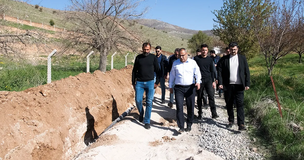 Malatya’da 15 yıllık su sorunu çözülüyor!