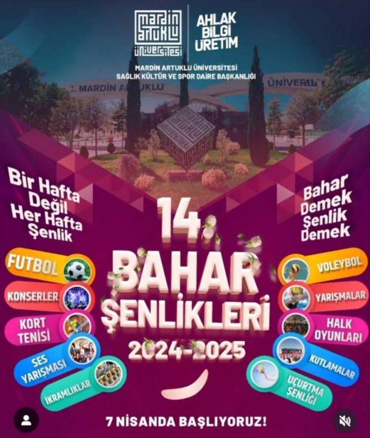 Mardin Artuklu Üniversitesi'nin 'Bahar Şenlikleri' tepki topladı