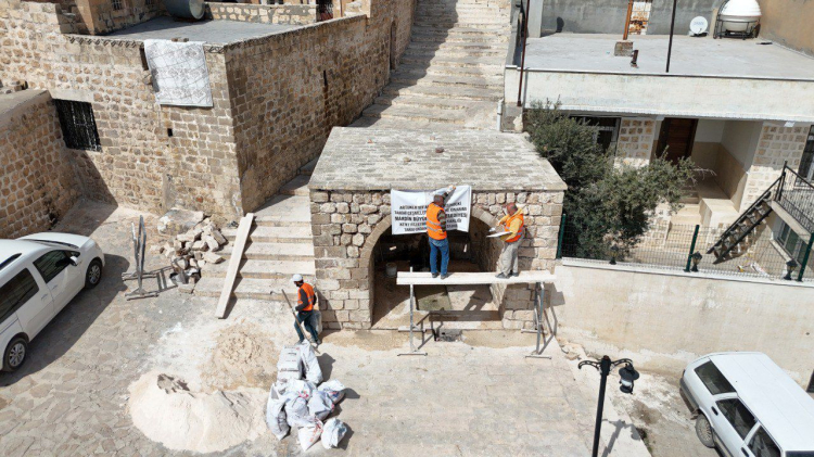 Mardin’de tarihi çeşmeler restore ediliyor