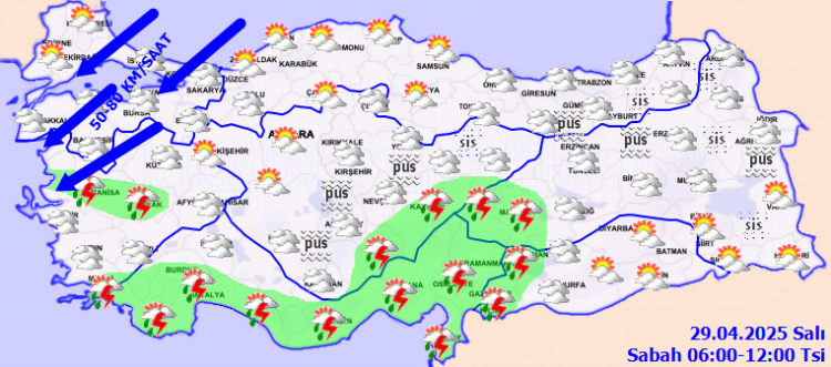 Meteoroloji'den 'kuvvetli' uyarı!