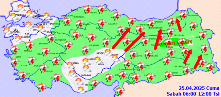 Meteoroloji'den kuvvetli yağış uyarısı! Sıcaklıklar düşüyor!