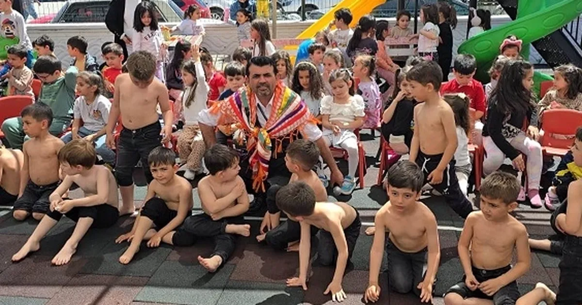 Minik Karakucak pehlivanları Arenada buluştu! 