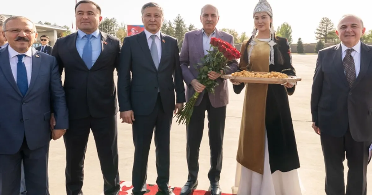 TBMM Başkanı Kurtulmuş Kırgızistan’da