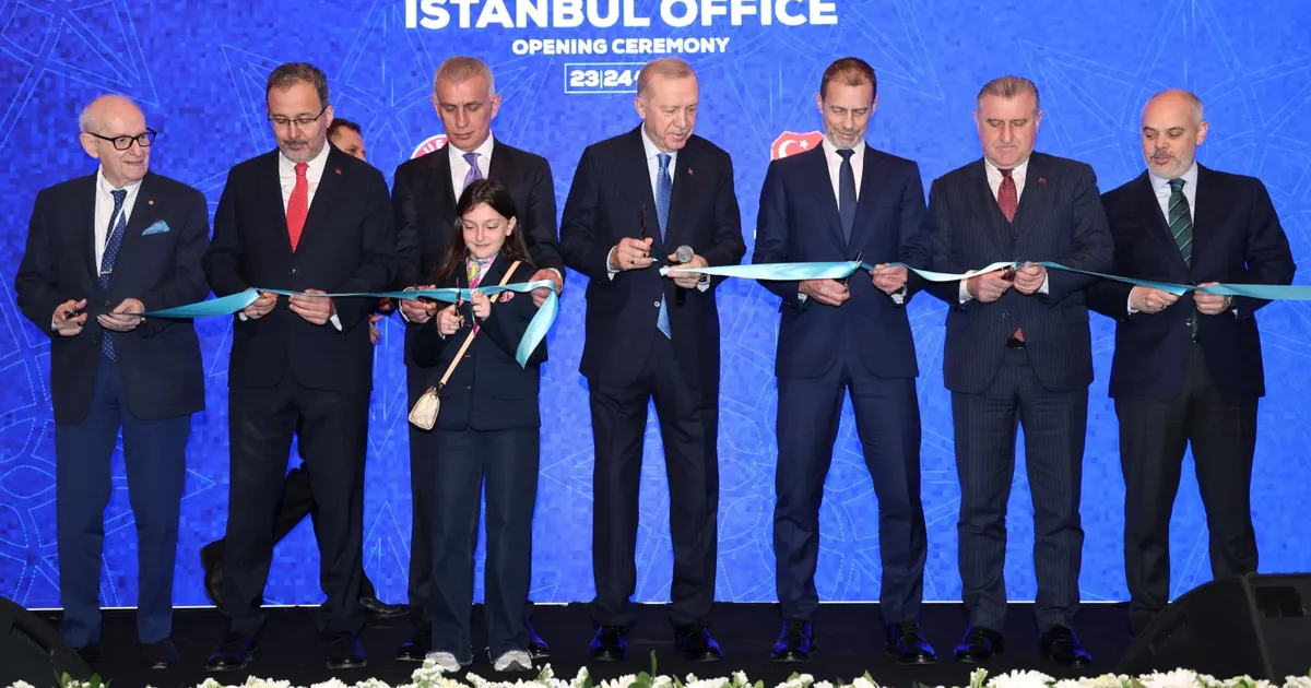 UEFA İstanbul Temsilciliği açıldı