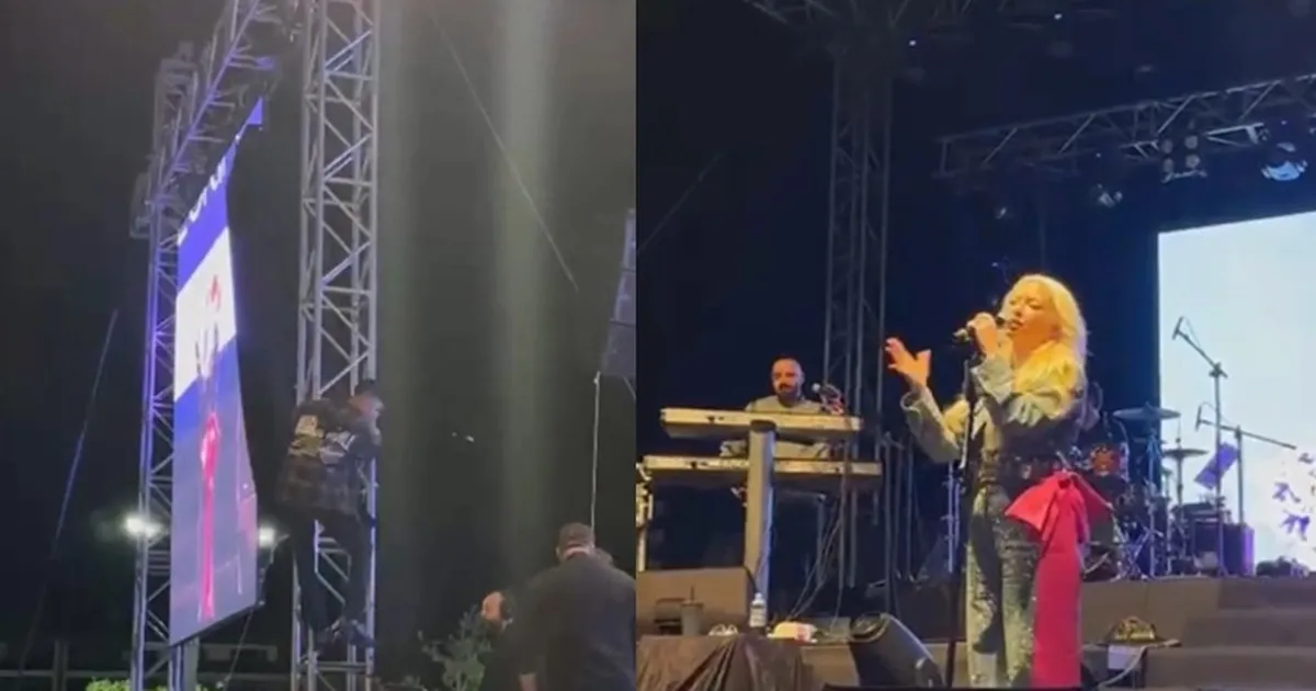 Aksaray’da Ece Seçkin rüzgarı; Örümcek adam gibi tırmandı!