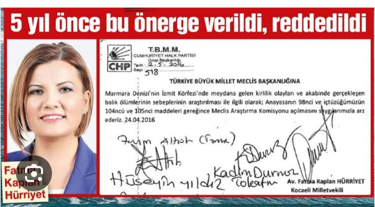 Başkan Hürriyet'ten 'müsilaj' vurgulu 'deprem' mesajı