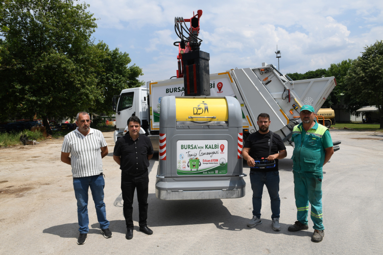 Bursa Osmangazi yerüstü konteyner sistemine geçiyor