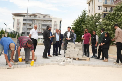 Bursa Yenişehir’de yol çalışmaları hız kesmeden devam ediyor