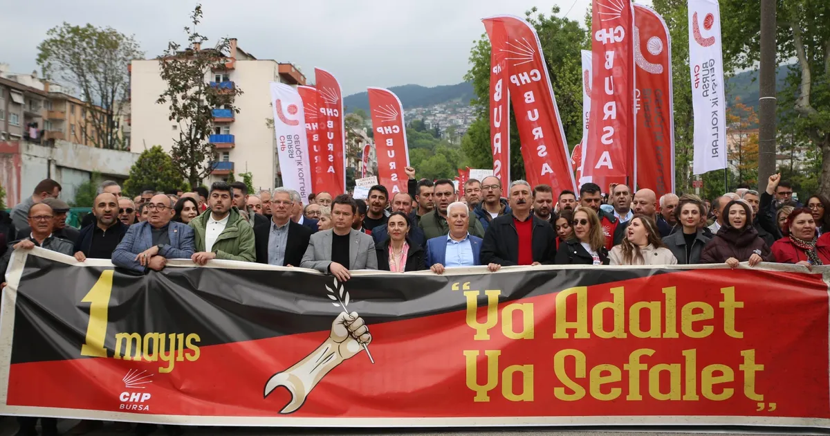 Bursa'da 1 Mayıs coşkusu