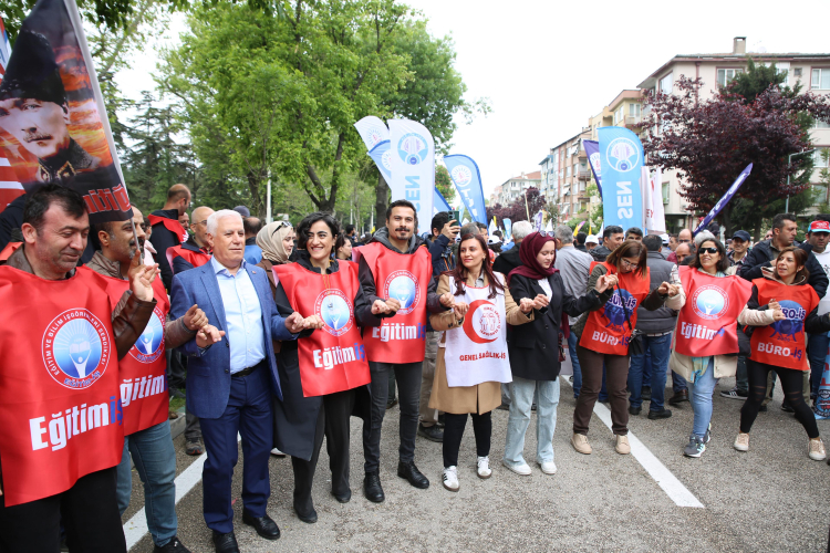 Bursa'da 1 Mayıs coşkusu