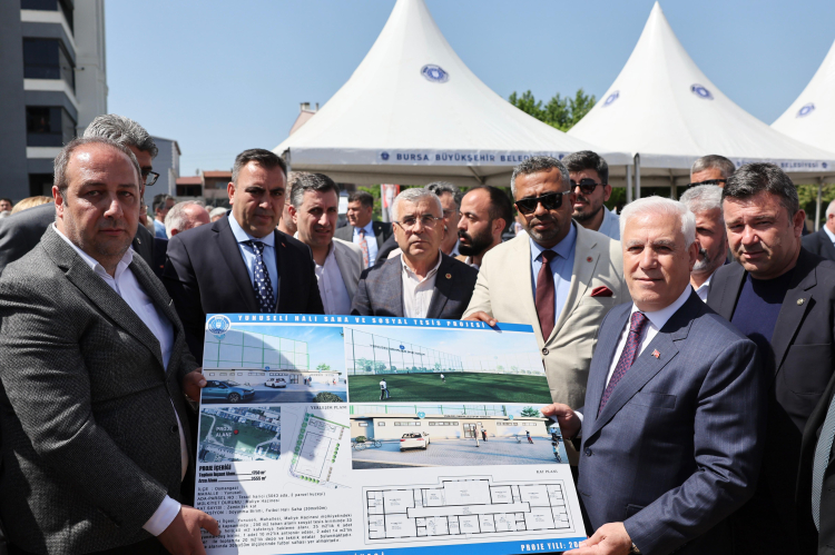 Bursa'da gençlerin istediği tesis Yunuseli'ye kazandırılıyor