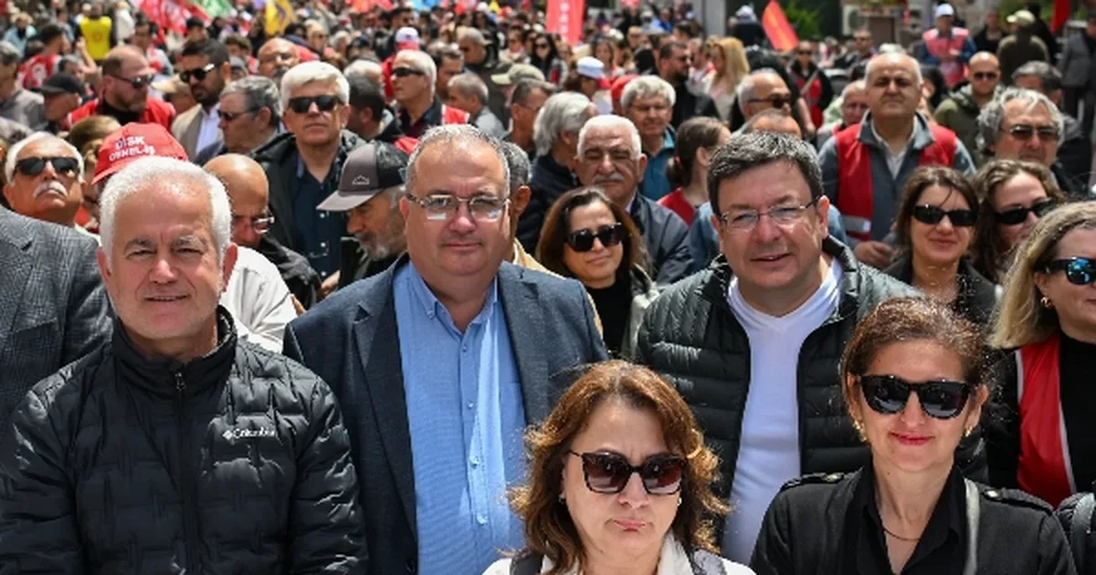Çanakkale'de 1 Mayıs coşkuyla kutlandı