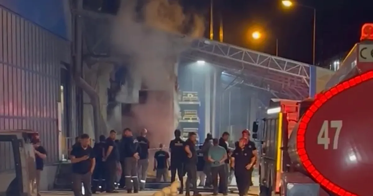 Düzce'de fabrikada yangın çıktı! Can kaybı yok!
