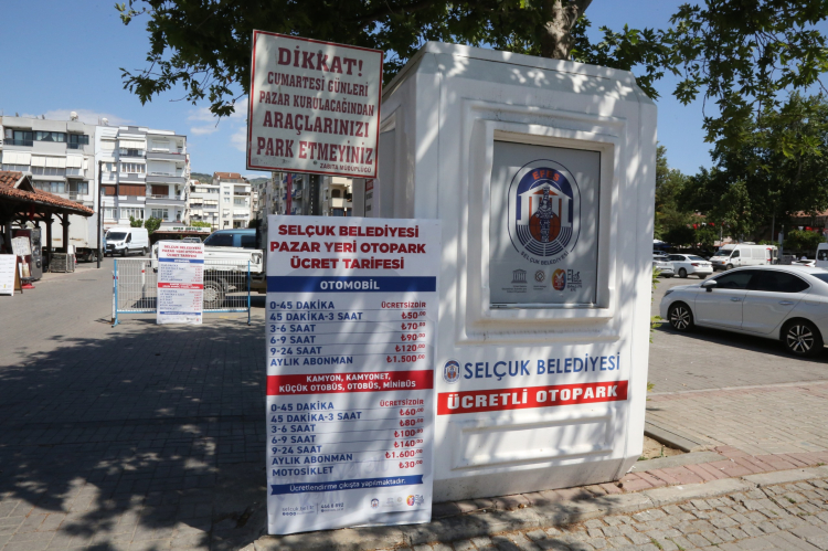 Efes Selçuk’ta aylık otopark abonmanlığı dönemi başladı