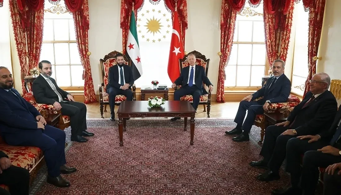 Erdoğan ile Şara Dolmabahçe’de buluştu