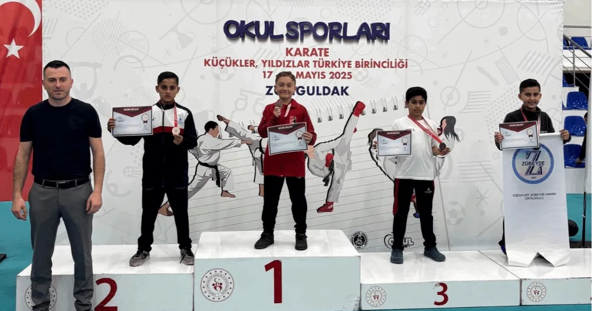 Genç karateci Türkiye’nin gururu oldu
