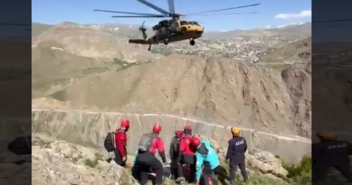 Hakkari’de yaralı vatandaş kurtarıldı
