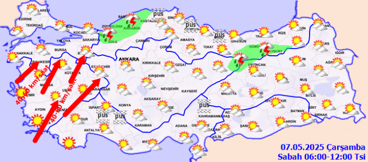 Hava sıcaklıkları artıyor... Anadolu'ya 'kuvvetli' yağış ve rüzgar uyarısı!