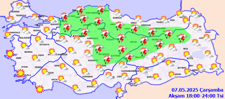 Hava sıcaklıkları artıyor... Anadolu'ya 'kuvvetli' yağış ve rüzgar uyarısı!