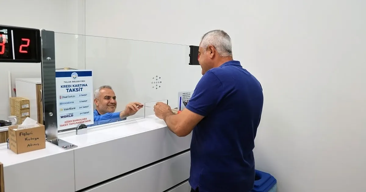 Kayseri Talas'ta vergi ödemelerinde son günler