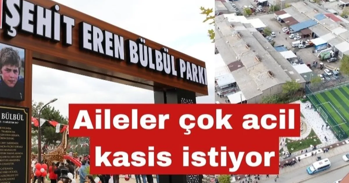 Keşan'da Şehit Eren Bülbül Parkı önüne kasis talebi