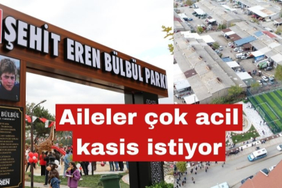 Keşan'da Şehit Eren Bülbül Parkı önüne kasis talebi
